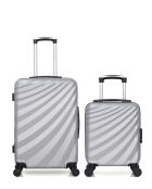 2er-Set XXS Danube Weekend- und Kabinenkoffer grau