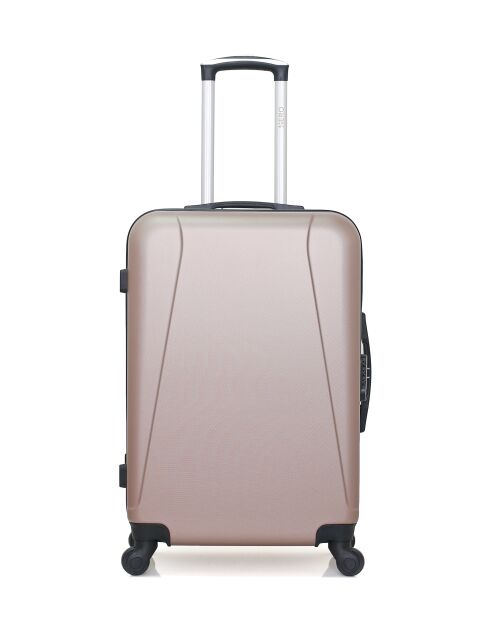 Set aus goldfarbenem Wochenendkoffer und Vanity L Anzarote