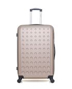 Set van 2 grote koffers en weekend Taurus rosegoud