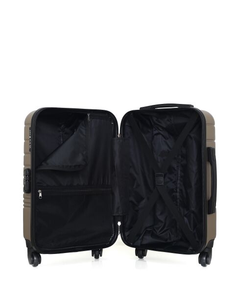 Set van 2 XXS Tiger beige cabine- en handbagagekoffers