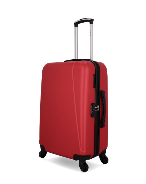 Lot Valise weekend et Vanity L anzarote rouges