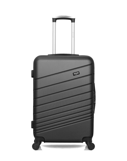 Set van 2 donkergrijze Tiger weekend- en hutkoffers