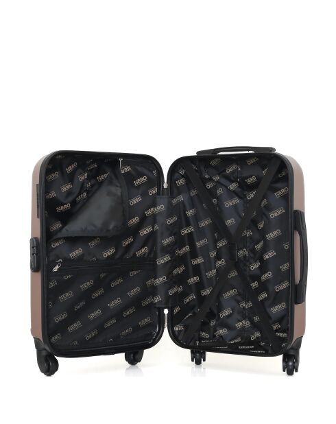 Wochenendkoffer und Handgepäckset aus Roségold in Lanzarote, 2 l