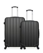 Set mit 2 dunkelgrauen Himalaya-Groß- und Wochenendkoffern