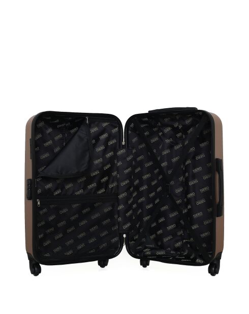 Set mit 2 L Ipari Rotgold Wochenend- und Handgepäckkoffern