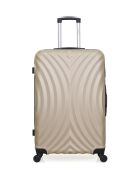 Set di 2 valigie di grandi dimensioni e weekend L agos beige