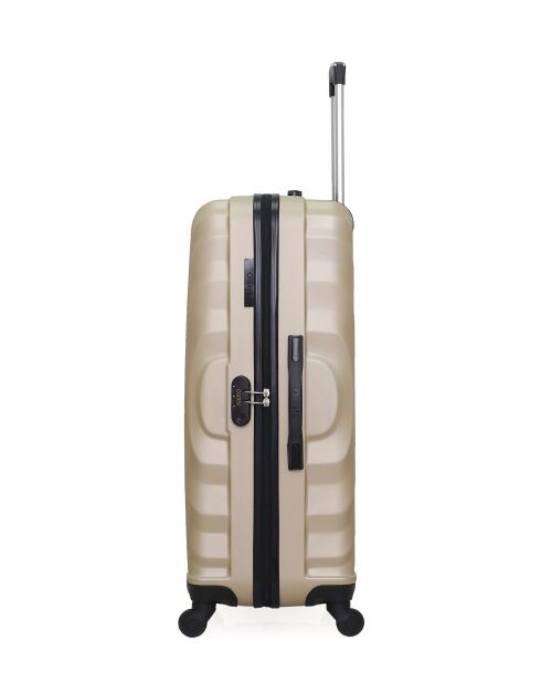 Set di 2 valigie di grandi dimensioni e weekend L agos beige