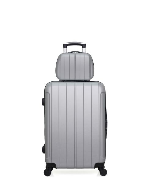 Lot Valise weekend et Vanity Fogo grises
