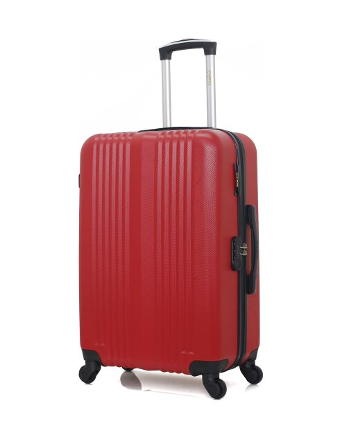 Valise M Lipari rouge - 65x41x26cm
