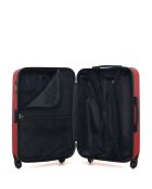 Maleta roja M Lipari - 65x41x26cm