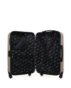 Set van 2 beige Himalaya weekend- en hutkoffers