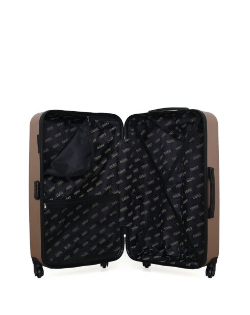 Set aus großem Koffer und Waschtisch L ipari roségold