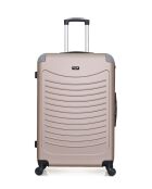 Set van 2 grootformaat koffers en weekend Congo roségoud