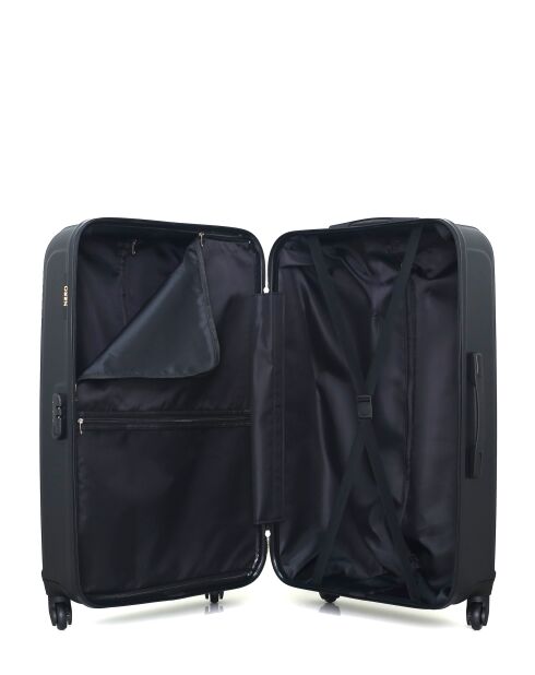 Set van 2 zwarte Taurus grote koffers en weekendkoffers