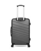 Set mit 2 dunkelgrauen Tiger-Wochenend- und Kabinenkoffern