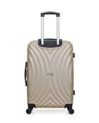 Set van 2 L agos beige weekend- en hutkoffers