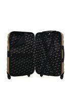 Set van 2 L agos beige weekend- en hutkoffers