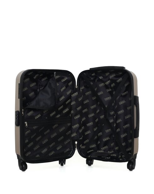 Set handbagagekoffer en kaptafel L ipari beige