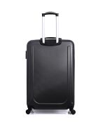 Set aus 2 schwarzen Atlanta Wochenend- und Handgepäckkoffern