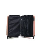 Lot de 2 Valises weekend et cabine Atlanta rose doré