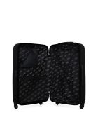 Set mit 2 großen Koffern und schwarzer Lipari-Kabine