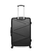 Set van 2 grote koffers en zwarte Amazon weekendkoffers