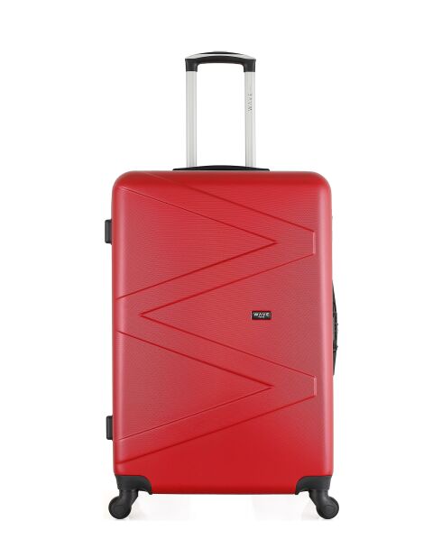 Lot de 2 Valises grand format et weekend Amazone bordeaux