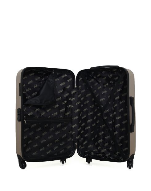 Set di 2 valigie da viaggio L ipari beige