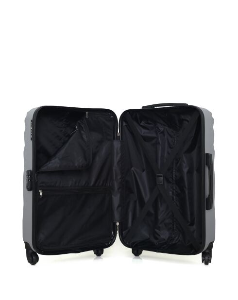 Lot de 2 Valises weekend et cabine Danube grises