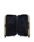 Set mit 2 beigen Taurus Large- und Wochenendkoffern