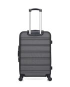 Set van 2 donkergrijze XXS Renoso weekend- en hutkoffers