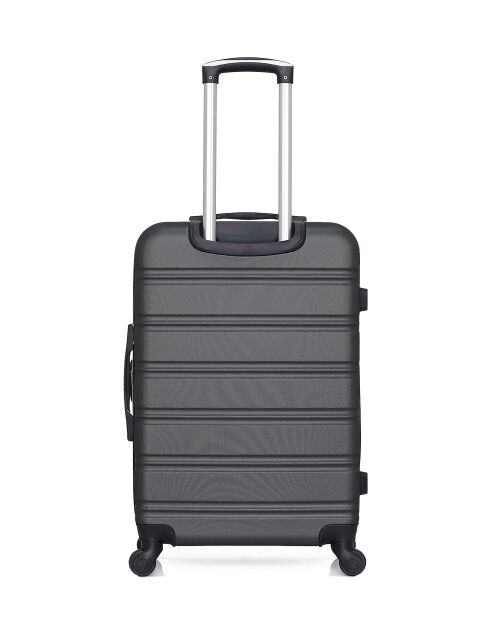 Set van 2 donkergrijze XXS Renoso weekend- en hutkoffers