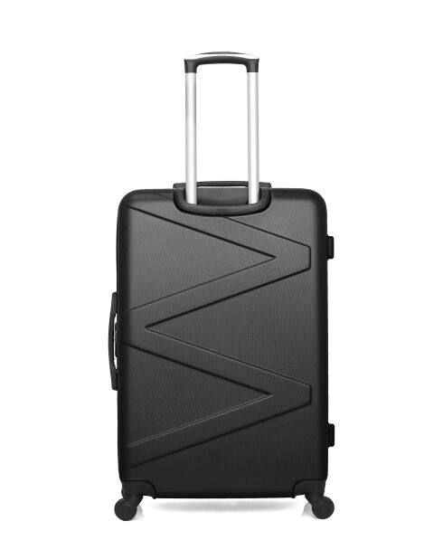 Zwarte Amazon grote koffer en kaptafel set