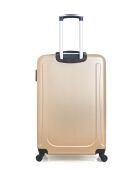 Set mit 2 beigefarbenen Atlanta-Wochenend- und Kabinenkoffern