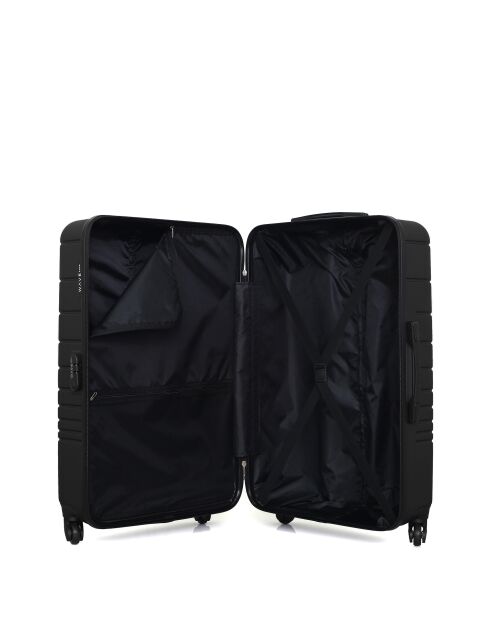 Set de 2 maletas Tiger grandes y cabina negras