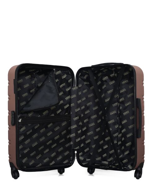 Set van 2 XXS Renoso rozegouden weekend- en hutkoffers