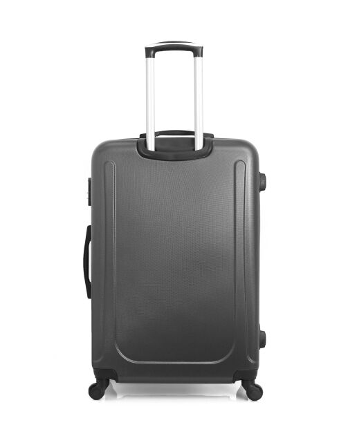 Set mit 2 dunkelgrauen Atlanta Groß- und Wochenendkoffern