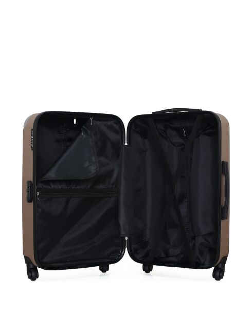 Set van 2 XXS Congo rozegouden weekend- en hutkoffers