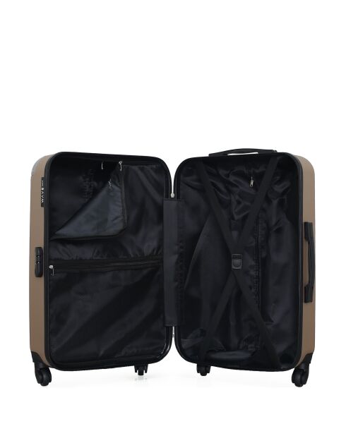 Set van 2 XXS Congo beige weekend- en hutkoffers