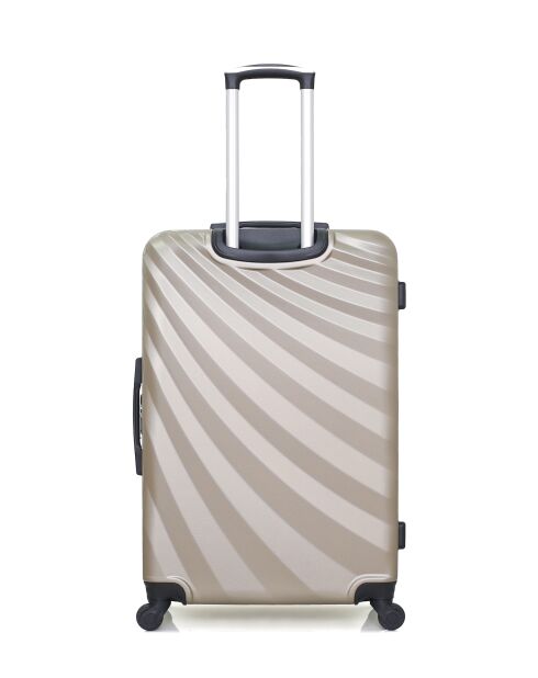 Set mit 2 großen Koffern XXS Danube und Kabine in Beige