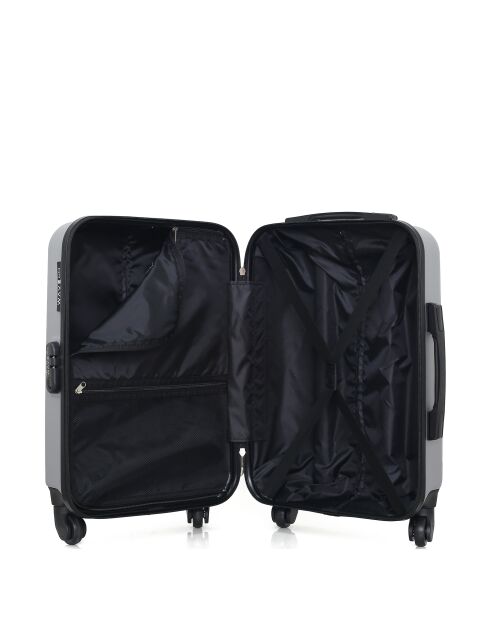Lot Valise cabine et Vanity Amazone gris
