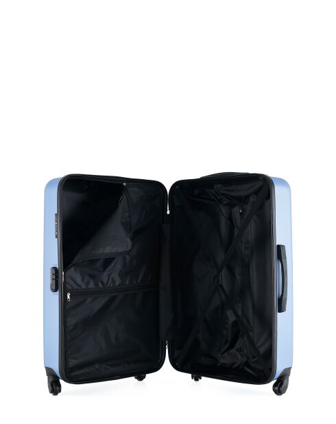 Valise L Amazone bleu dore - 75x47x29cm
