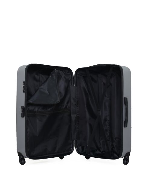 Set van 2 grootformaat koffers en weekend Congo grijs