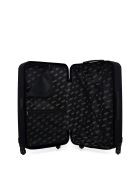 Set di 2 valigie grandi e cabina nera sull'Himalaya