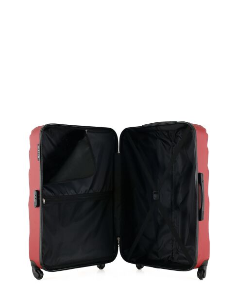 Lot de 2 Valises grand format et weekend Danube bordeaux