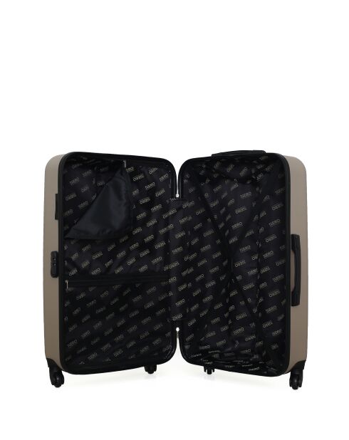 Set de 2 maletas grandes y cabina L ipari beige