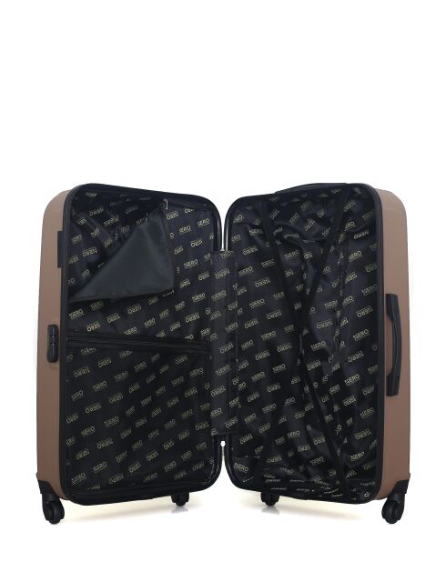 Set van 2 grote koffers en weekend Taurus rosegoud