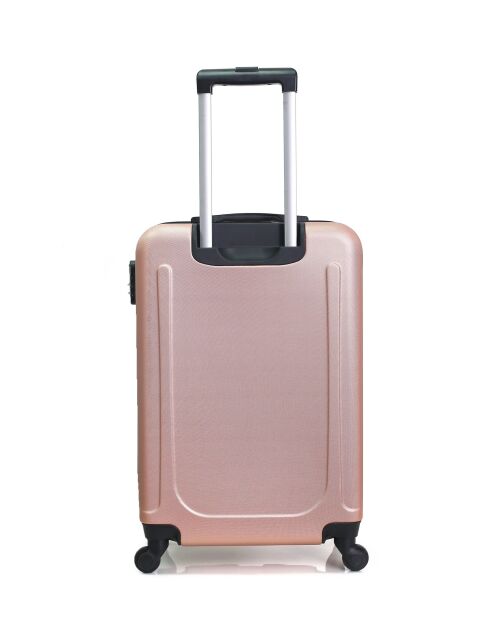 Set mit 2 großen Koffern und Kabine Atlanta Rotgold