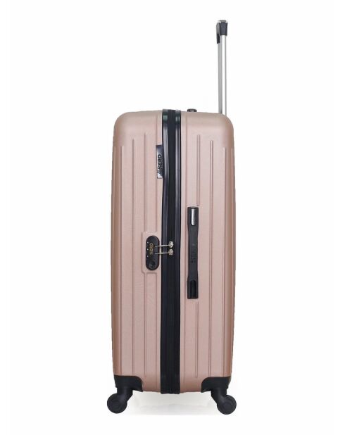 Set van 2 karpaten roségouden weekend- en hutkoffers