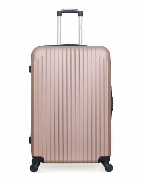 Set van 2 karpaten roségouden weekend- en hutkoffers